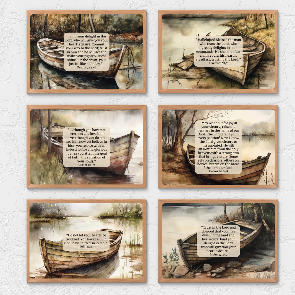 Trusting in the Lord Scripture Cards - Strengthen Your Faith & Family Bonds