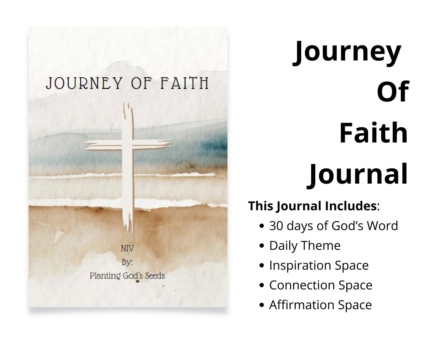 Journey of Faith: 30 Day Devotion DIGITAL Journal